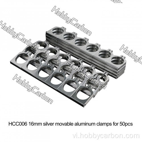 Kẹp ống nhôm CNC OEM Đường kính 25mm